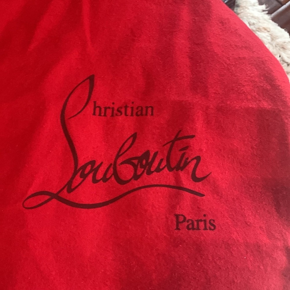 Christian Louboutin Empty Drawstring Shoe Bags - image 2